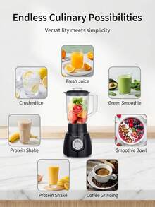 SOKANY 185 Large Capacity Juicer, Stainless Steel Blade Multi-Use Food Mixer For Home Kitchen - White - View 10