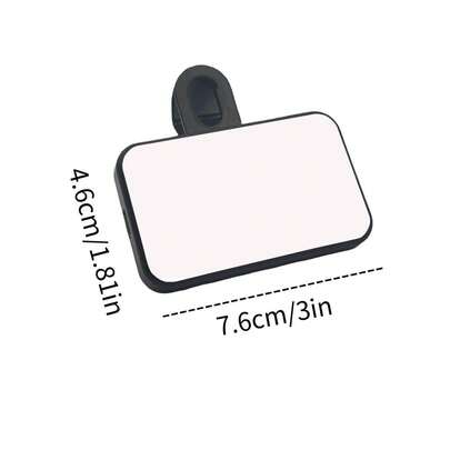 Baijun XU 1pc LED Selfie Light, With 3 Color Modes, Portable Mini Clip-On Fill Light, Chargeable For Makeup, Live Streaming, Zoom Meeting, Compatible With Phones, Cameras, Computers
