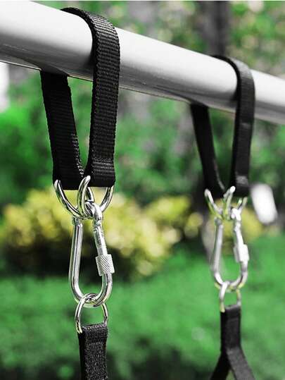 2pcs Multi-Purpose Outdoor Straps, Camping Straps, Swing Straps, Sandbag Straps, Hanging Loops, Extension Straps, Versatile Outdoor Straps - Durable Swing And Equipment Loops, Weather-Resistant And Easy To Install (Slight Scratches Are Normal And Won't Affect Use).