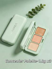 babrea 3-Color Concealer Palette, High Coverage, Waterproof, Natural Concealing, Suitable For Daily Makeup - Multicolor - View 1