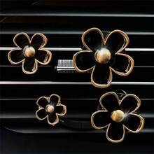 Car Outlet Vent Perfume Clips Cute Flower Air Freshener Diffuser Conditioning Aromatherapy Perfume Clip Car Interior Decoration - A - View 19