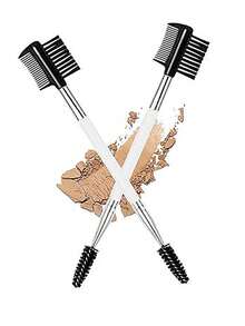 1/2/3件套双头眉睫修容刷套装，包含3个不同螺旋刷头，可用于分离睫毛、去除结块、修眉。眉刷、眼影刷、螺旋刷、双头眉睫夹刷，专业化妆师双头眉睫夹刷 - 彩色 - 查看 6