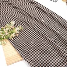 1pc Linen Small Plaid Printed Fabric, Linen Checkered Fabric For Sewing, DIY Crafts, Bows, Clothing, Sofa Pillows, Tablecloths, Home Decor - Multicolor - View 9