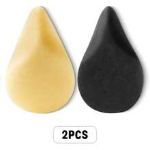 2/4/8Pcs Irregular Double Pat Makeup Sponge Black & Beige Combo Latex-Free Flawless Finish Beauty Sponge For Daily Commute Party Makeup Beginner Friendly - Multicolor - View 11