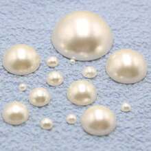 2毫米至30毫米:30毫米/3颗,25毫米/5颗,20毫米/10颗,18毫米/16颗,16毫米/22颗,14毫米/36颗,12毫米/65颗,10毫米/110颗,8毫米/160颗,6毫米/400颗,4毫米/860颗,2毫米/1500颗。12种尺寸的ABS半圆形仿珍珠,半扁平及半球形,适用于DIY珠宝制作、工艺品、配饰、服装、鞋包、美甲及工艺装饰。厂家直销。 - 彩色 - 查看 13