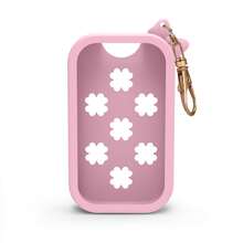 Touch Land 硅胶免洗洗手液瓶套，1盎司/30毫升香水瓶防漏卡片式可填充瓶，洗手液喷雾配件，旅行必备，包包挂饰 - 彩色 - 查看 12