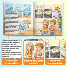 Chemical Reaction Learning Activity Book, Daily Chemistry Experiments, Science Exploration, STEM Thinking Practice, Interactive Reading Games, Educational Gift - Chemical - View 6