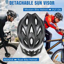 Modelo neutro para bicicletas + luz de bicicleta con batería + gafas protectoras de 2 pares + máscara antipolvo a prueba de viento - Rosa - Ver 3