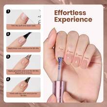 Beetles 15ml Hema Free Black Gel Polish – Silent Charm Audrey Color Long-Lasting Soak Off UV LED Glossy Manicure DIY Nail Art - 15Ml Hema-free Oat Latte - 查看 6