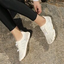 2026新款两栖鞋，适用于溪流穿越、沙滩、潜水、综合健身、骑行、徒步、瑜伽等活动。 - 米色 - 查看 5