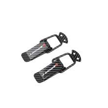 2pcs Car Bumper Clips With "SPORT" Logo Design, Carbon Fiber Car Bumper Safety Hook Lock Buckle, Universal Quick Release Front/Rear Bumper Trunk Fastener Clips Set, Universal Black Color, Suitable For Car And Truck Bumpers, Fenders, Trunk Lids, Rear Body Parts Metal Fixation Clamps, Auto Decorative Accessories - 2pcs - View 10