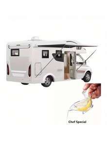 2件套优雅柑橘榨汁器套装，双腔手动柠檬榨汁器，适用于家庭酒吧和厨房，透明重型榨汁机 - 彩色 - 查看 6