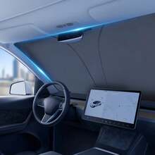 New Car Sunshade Front Windshield Sun Screen Car Interior Heat Insulation Cover Sunshade Umbrella Panel - A - View 7