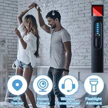 1pc Mini Camera Detector, Hotel Anti-Peeping, Anti-Eavesdropping, GPS Anti-Tracking Detector, 5-Speed Adjustable, Ultra-Long Standby, USB Charging, Perfect For Privacy Protection. Suitable For Anti-Peeping, Anti-Tracking Hotel Security. - Black - View 10