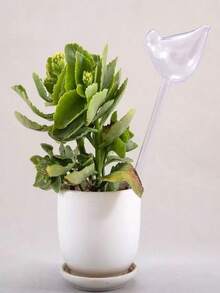 Automatic Glass Bird Shaped Plant Watering Device, Slouchy Person Watering Tool, Travel Drip Irrigator, Round Flower Waterer - Multicolor - View 7