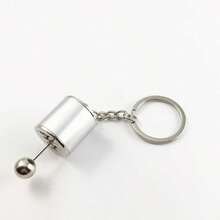 1pc Creative Car Gear Shift Keychain, Cute Imitation Car Gear Shift Key Chain, Unisex - Multicolor - View 6