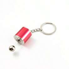 1pc Creative Car Gear Shift Keychain, Cute Imitation Car Gear Shift Key Chain, Unisex - Multicolor - View 8