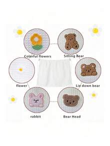 1pc Car Sunshade, Summer Curtain, Waffle, Summer Car Thermal Insulation Sunshade, Suction Cup Type Window Sunshade, Side Gear, Cartoon Fabric Comfortable Car Sunshade, Thermal Insulation Sunshade, Window Sunshade, Side Gear Car Window Shade - Waffle - View 8