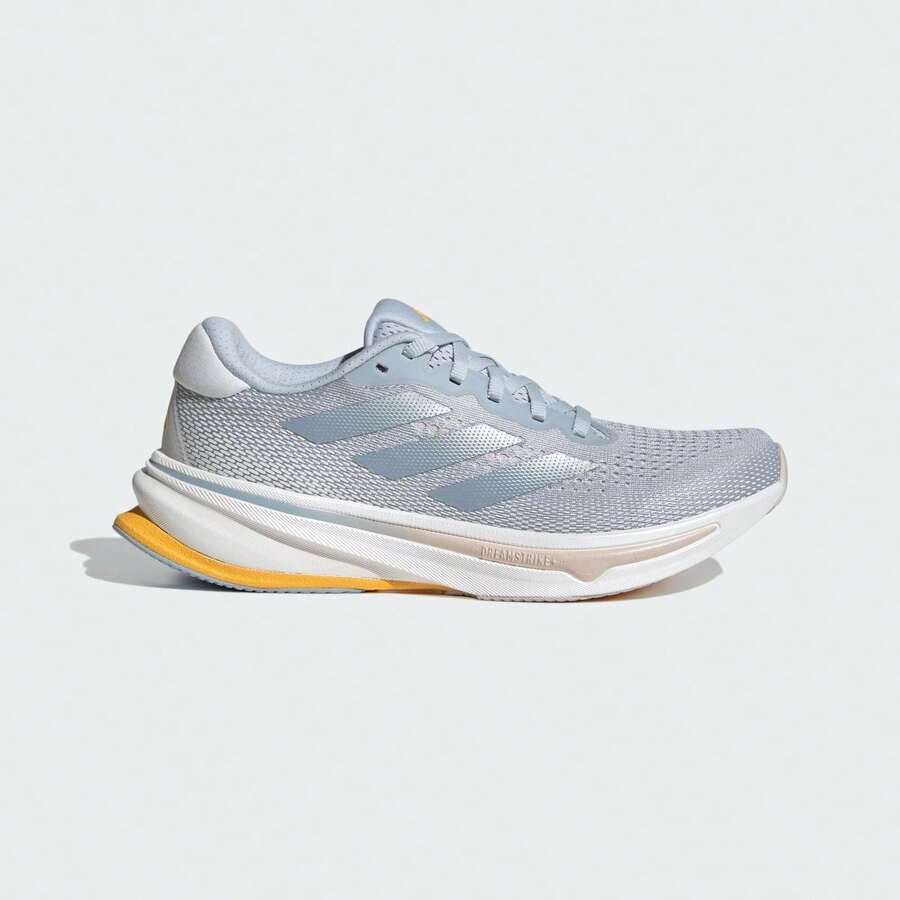 Adidas Giày chạy bộ nữ cổ thấp thoáng khí mùa xuân/hè IG7512 - Xanh xám - Xem 1