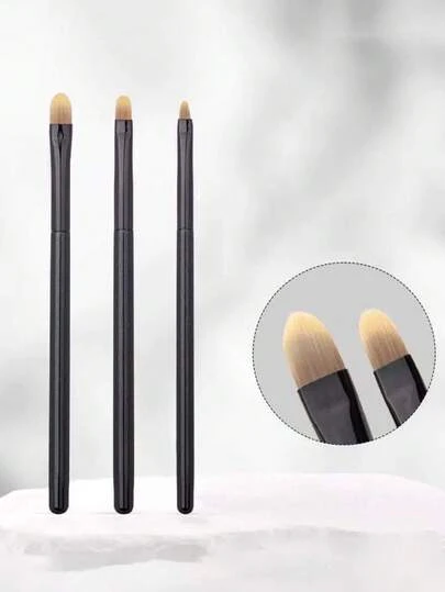 Eye Makeup Brushes Set - Concealer Brush, Dark Circle Brush, Flat Tongue Shape Brush For Covering Spots And Acne Scars, Portable Makeup Tools