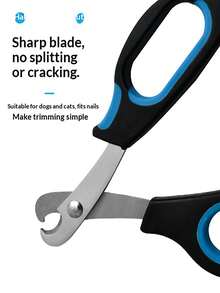 不锈钢宠物指甲钳，专业宠物指甲修剪器，适用于犬猫美容工具 - 查看 6