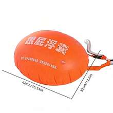Floating Ball For Swimming & Water Sports | Waterproof Storage Pouch With Buoyancy | High Visibility Dual Air Chambers & Bright Indicator Design | Multifunctional Floating Gear For Open Water Swimming, Outdoor Water Activities & Personal Item Protection, Made Of Durable PVC With Quick Inflation Valve, Dry Compartment For Storing Phone, Keys Etc., Leak-Proof & Adjustable Strap System For Rivers, Lakes, Seas & More - Visible Flotation, Portable Storage, Fast Inflation - Multicolor - View 13