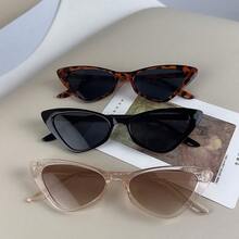 3pcs Cat Eye Round Frame Casual Fashion Glasses, Suitable For Everyday Wear - Multicolor - View 8