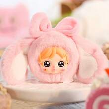 1 pieza Caja ciega de Aimee Rabbit, lindo colgante de muñeca de conejo de caramelo de ABS, 8 estilos regulares + 2 estilos ocultos, regalo coleccionable y lindo para niñas (caja ciega, bolsa misteriosa), sin peluche - Selecciona al azar una muñeca linda - Ver 9
