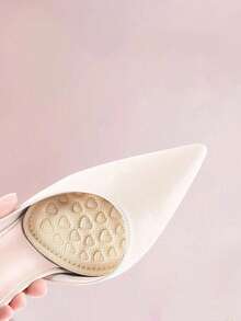 Soft Round-Toe -Relieving Insole With Heart-Shaped Cushioning Pad, Non-Slip, Suitable For High Heels And Casual Shoes. Foot Care - Apricot - View 4