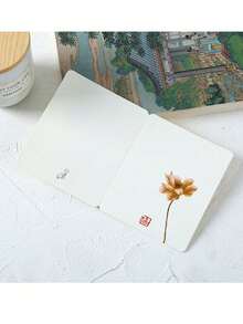 10张中国风创意简约古典贺卡、礼品卡、祝福语折叠卡、节日生日卡、留言卡 - 多色 - 查看 9