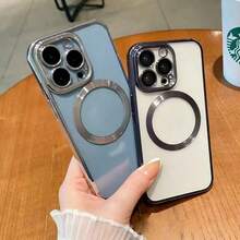 1pc Universal Magnetic Phone Holder - Supports Wireless Charging, Upgraded Built-In Magnet, Compatible With Phone Cases, Wireless Charging, Car Mount, Universal Adapter - Multicolor - View 8