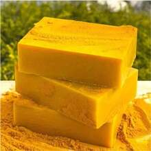 6/5/4/3/2/1 Pieces Of Lemon Turmeric And Tumeric Soap, Soap, 100g Net Per Bar, Body Soap Cleansing And Skin Care Products, Suitable Bath And Care, Contains Natural Ginger Extract, Deep Cleansing And Moisturizing Handmade Soap - màu vàng - Xem 10