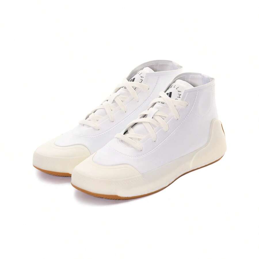 Adidas Stella McCartney 舒适休闲运动鞋,女士中帮时尚百搭运动休闲鞋 FY1176 - 白色 - 查看 1