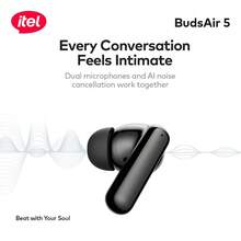 itel BudsAir 5 Semi-In-Ear Bluetooth Earbuds,Lightweight In-Ear Design,36-Hour Extended Playback,AI Translation Support ,360° Spatial Audio,60ms Low Latency - View 8