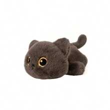 BLUESLEMON 30厘米/11.81英寸毛绒猫咪玩具，柔软填充动物小猫玩偶，是万圣节、复活节、圣诞节和生日礼物的完美选择。 - 彩色 - 查看 5