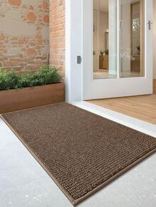 1 件防滑门垫，简约棕色聚丙烯地毯，适用于浴室、厨房、户外、室内、走廊、卧室、客厅，可机洗，易于清洁，底部防滑，适用于卧室、浴室、房间、户外装饰 - 彩色 - 查看 4