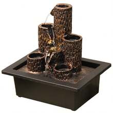 1 Pc USB Powered Desktop Resin Flowing Ornament, Fashionable Waterfall Fountain, Casual Meditation, Office Bedroom Yoga Studio, Bar, Coffee Shop, Club Decoration, Ideal Valentine's Day, Mother's Day, Christmas, Halloween, Easter, Thanksgiving Romantic Gift, Creative Crafts, Preferred Birthday Gift - JZ002 - View 6