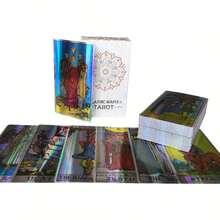 Classic Poker Cards And Tarot Cards, Suitable For Leisure Entertainment, Family Gatherings, Holiday Games And Party Activities. - White - View 1