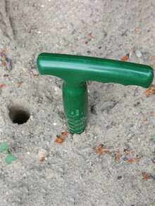 Handheld Soil Hole Digger - Long Handle Plastic Seedling Planter Suitable For Planting Bulbs, Seeds And Seedlings, Manual Gardening Tool, Can Be Used To Dig Planting Holes, No Power Required, Perfect For Gardening Enthusiasts And Home Planting - Multicolor - View 4