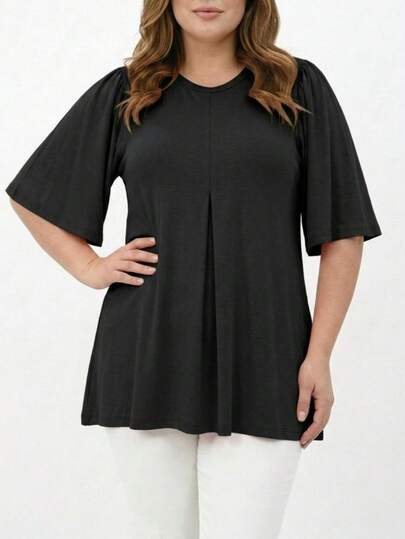 Women XL To 6XL Plus Size Viskoz Blouses Tshirt