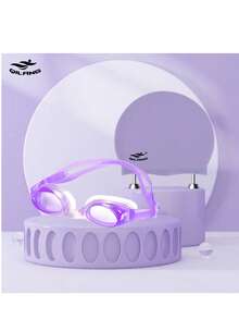 防雾、防水、透明泳镜，适合青少年、成人、男士和女士 - 彩色 - 查看 6