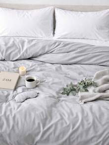 Good Morning DÜZ BOYA NEVRESİM - Light Grey - View 2