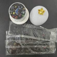 360°旋转LED星空投影灯，适合青少年 - 兼容星光灯，USB供电，亮度可调，床头装饰，青少年礼物 - 彩色 - 查看 11