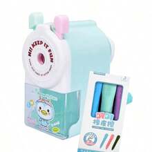 幸福家庭可爱宠物系列削笔器，卡通可爱手摇削笔器，自动削笔器 - 彩色 - 查看 3