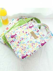 Cartoon Insulated Lunch Bag, Thick Foil Cooler Bag, Large Capacity Lunch Box Bag, Portable Lunch Bag - Multicolor - View 2