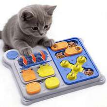 Interactive Treat Puzzle Toy For Cats, Mental Stimulation & IQ Training - Multicolor - View 4