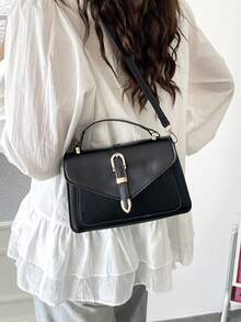 2026 New High-Quality Women Handbag, Shoulder Bag, Square Crossbody Bag - Black - View 2