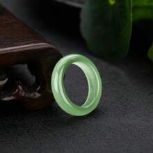 Nhẫn đá mắt mèo tự nhiên 6mm phong thủy dành cho nữ, nhẫn đá quý tối giản chữa lành cho phái đẹp, trang sức đá quý trơn mịn, không gây dị ứng, nhẫn đính hôn/hứa hẹn, size 6-10. - đá tự nhiên - Xem 16