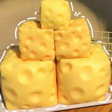 1个最新潮流方块芝士慢回弹软萌玩具，创意街边摊热销慢回弹方块芝士，逼真仿真 - 完美礼物 - 生日礼物 - 理想礼物 - 惊喜礼物 - 节日礼物 - 万圣节礼物 - 圣诞节礼物 - 游戏爱好者精致礼物 - 复活节礼物 - 彩色 - 查看 7