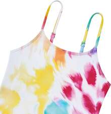 Girls Bathing Suit Size 2-10 Years - Cute Toddler Swimsuit Girl Adjustable One Piece Swimwear For Summer Beach Wear - 混合煙熏 - 查看 4